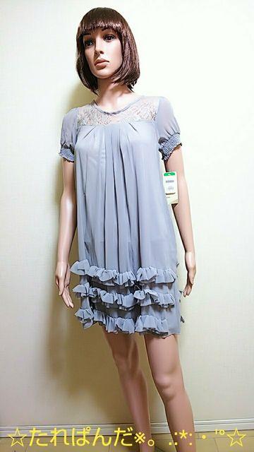 新品タグ付☆ふりAレース沢山しふぉんワンピ  W44☆3点で即落 < 女性ファッション  新品タグ付☆ふりAレース沢山しふぉんワンピ  W44☆3点で即落  < 女性ファッションの