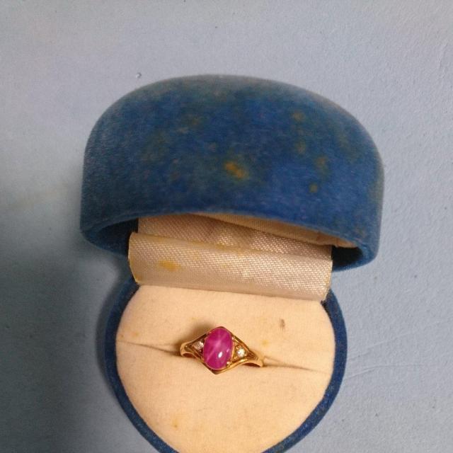 指輪 スタールビー &ダイヤ < 女性アクセサリー/時計 指輪 スタールビー &ダイヤ < 女性アクセサリー/時計の