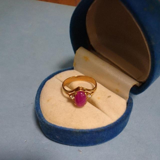 指輪 スタールビー &ダイヤ < 女性アクセサリー/時計 指輪 スタールビー &ダイヤ < 女性アクセサリー/時計の