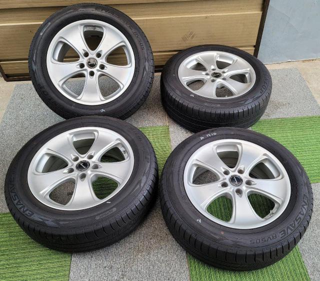 ブリヂストン Lowenzahn DRS2社外アルミホイール17インチ7.5J ET42 114.3夏タイヤ付き4本セットDUNL < 自動車/バイク ブリヂストン Lowenzahn DRS2社外アルミホイール17インチ7.5J ET42 114.3夏タイヤ付き4本セットDUNL < 自動車/バイク