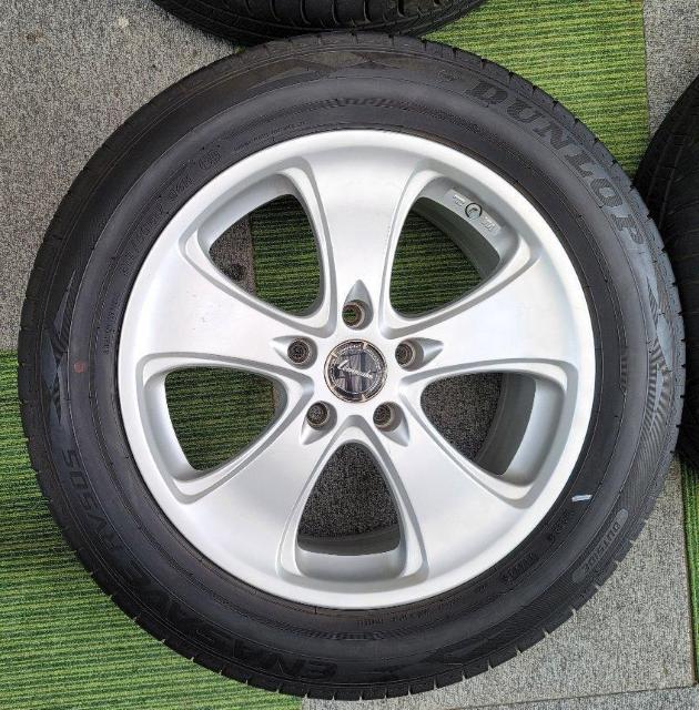 ブリヂストン Lowenzahn DRS2社外アルミホイール17インチ7.5J ET42 114.3夏タイヤ付き4本セットDUNL < 自動車/バイク ブリヂストン Lowenzahn DRS2社外アルミホイール17インチ7.5J ET42 114.3夏タイヤ付き4本セットDUNL < 自動車/バイク