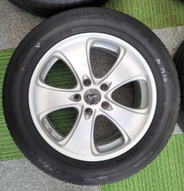 ブリヂストン Lowenzahn DRS2社外アルミホイール17インチ7.5J ET42 114.3夏タイヤ付き4本セットDUNL < 自動車/バイク ブリヂストン Lowenzahn DRS2社外アルミホイール17インチ7.5J ET42 114.3夏タイヤ付き4本セットDUNL < 自動車/バイク