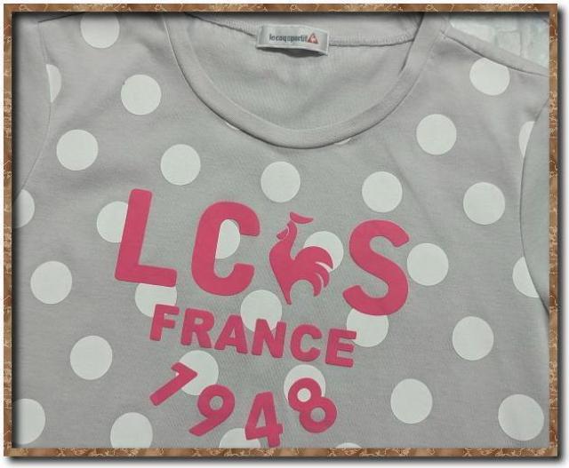 ルコック プリント入り水玉カットソー グレー < ブランド ルコック プリント入り水玉カットソー グレー < ブランドの