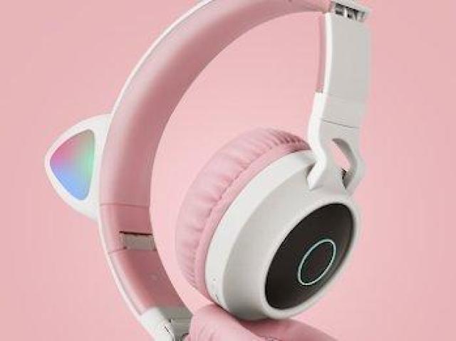 �l�R���w�b�h�z�� �������� LED ���C�����X Bluetooth 3.5mm�W���b�N �w�b�h�t�H�� �w�b�h�z�� �l�R �L�� �� �Ɠd/AV�� 