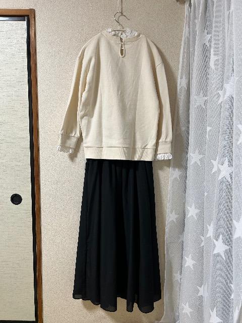 �V�i�^�O�t��GLOBAL WORK���E�񃌁[�X�t���g���[�i�[& GU�{�����[���t���A�����O�X�J�[�g �� �u�����h�� 