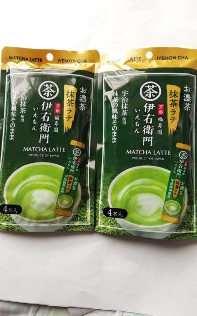 伊右衛門 いえもん お濃茶抹茶ラテスティック 4包入×2袋 < グルメ/ドリンク 伊右衛門 いえもん お濃茶抹茶ラテスティック 4包入×2袋 < グルメ/ドリンクの