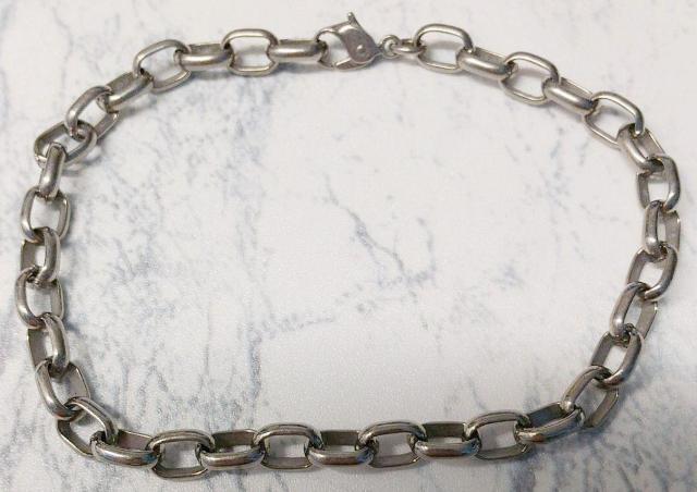 チタンブレスレット 長さ約19cm 幅5mm Titanium bracelet < 男性ファッション  チタンブレスレット 長さ約19cm 幅5mm Titanium bracelet < 男性ファッションの
