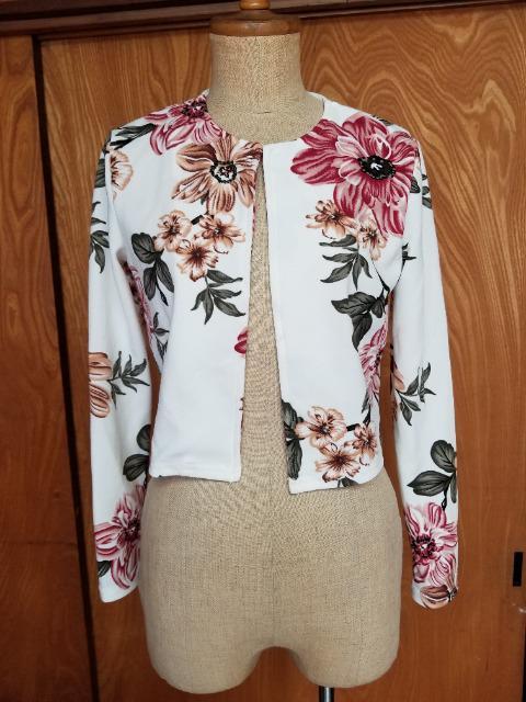 SHEIN�@�ԕ��v�����g�W���P�b�g�@���g�p  �� �L�b�Y/�x�r�[�� 