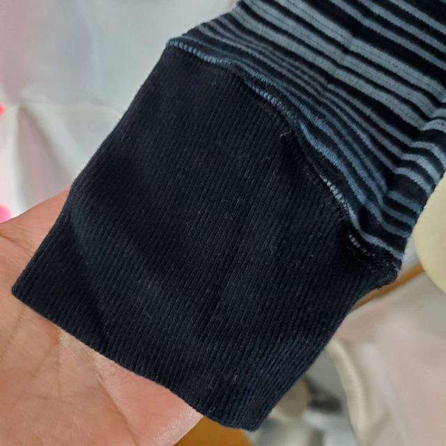 込み★305★adidas★ボーダーフード付きカーディガン★M★ < ブランド 込み★305★adidas★ボーダーフード付きカーディガン★M★ < ブランドの