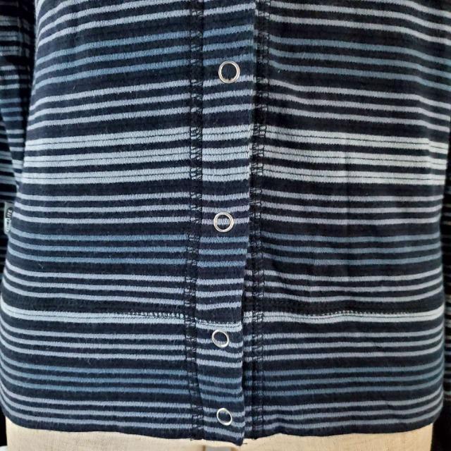 込み★305★adidas★ボーダーフード付きカーディガン★M★ < ブランド 込み★305★adidas★ボーダーフード付きカーディガン★M★ < ブランドの