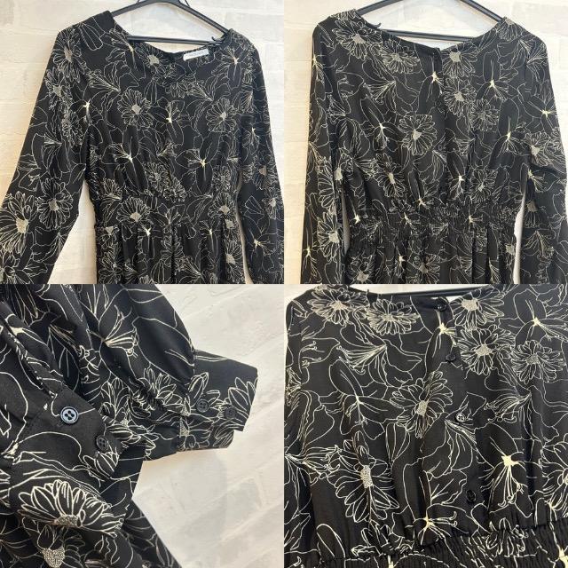 archives★モノトーン花柄フレアワンピース★ < ブランド  archives★モノトーン花柄フレアワンピース★ < ブランドの