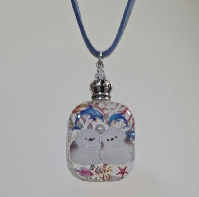 シマエナガかわいい夏レジンネックレス☆  #シマエナガ   #シマエナガアクセサリー  #レジンシマエナガ   #鳥グッズ   < 女性アクセサリー/時計  シマエナガかわいい夏レジンネックレス☆  #シマエナガ   #シマエナガアクセサリー  #レジンシマエナガ   #鳥グッズ   < 女性アクセサリー/時計の