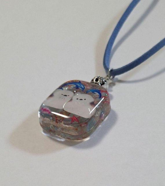 シマエナガかわいい夏レジンネックレス☆  #シマエナガ   #シマエナガアクセサリー  #レジンシマエナガ   #鳥グッズ   < 女性アクセサリー/時計  シマエナガかわいい夏レジンネックレス☆  #シマエナガ   #シマエナガアクセサリー  #レジンシマエナガ   #鳥グッズ   < 女性アクセサリー/時計の