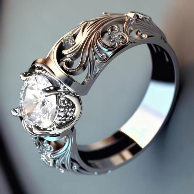 超お買い得590円★ 白金メッキの指輪。合成ホワイトジルコニアストーンがセット女性向けUSAサイズ5号 日本サイズ9号 < 女性アクセサリー/時計 超お買い得590円★ 白金メッキの指輪。合成ホワイトジルコニアストーンがセット女性向けUSAサイズ5号 日本サイズ9号 < 女性アクセサリー/時計の