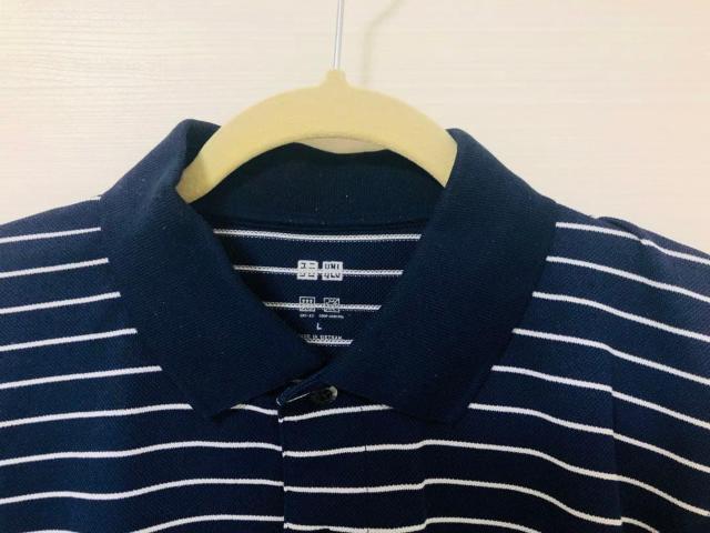 ユニクロ ポロシャツ Lサイズ ネイビー 中古品 < 男性ファッション ユニクロ ポロシャツ Lサイズ ネイビー 中古品 < 男性ファッションの