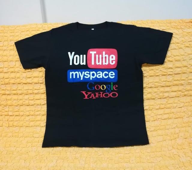 YouTube★おもしろジョークTシャツ★黒★ブラック★M★ < 男性ファッション  YouTube★おもしろジョークTシャツ★黒★ブラック★M★  < 男性ファッションの