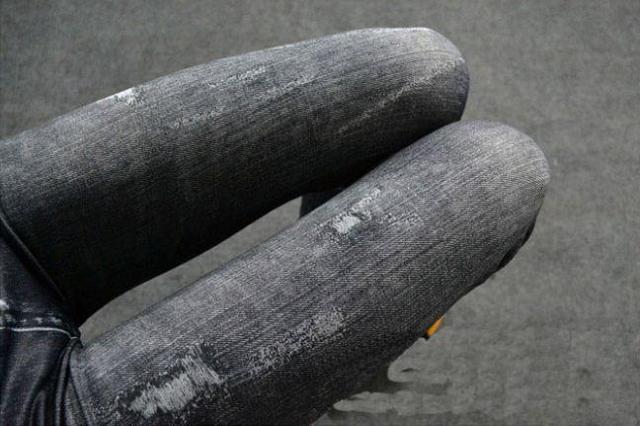 送料無料 伸縮ストレッチ素材 新品 軽いダメージデニム風レギンス ブラック < 女性ファッション  送料無料 伸縮ストレッチ素材 新品 軽いダメージデニム風レギンス ブラック < 女性ファッションの