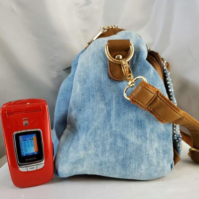 込み★新品★JADE'S★キラキラストーン使用!2wayデニムバッグ★ < 女性ファッション  込み★新品★JADE'S★キラキラストーン使用!2wayデニムバッグ★ < 女性ファッションの