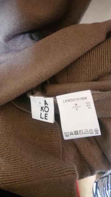 LAKOLE ラコレ 2wayニットワンピース/ニットカーディガン キャメル×オレンジライン  ロングカーディガン < 女性ファッション  LAKOLE ラコレ 2wayニットワンピース/ニットカーディガン キャメル×オレンジライン  ロングカーディガン < 女性ファッションの