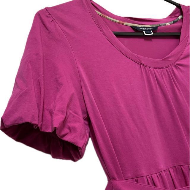 BURBERRY(バーバリー) ベルト付き 半袖 クルーネック ミニワンピース < 女性ファッション BURBERRY(バーバリー) ベルト付き 半袖 クルーネック ミニワンピース < 女性ファッションの