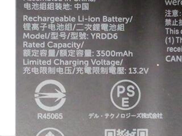 obe[ DELL YRDD6 11.4V 3,500mAh 42Wh   PC{/Ӌ@ 