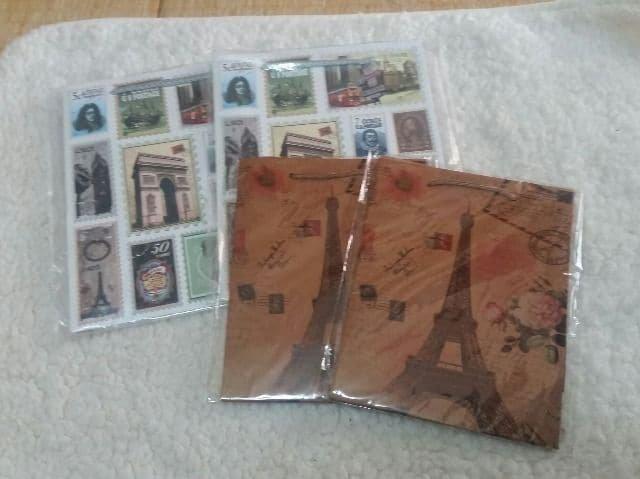 エッフェル塔柄アンティーク風ラッピングバッグ < インテリア/ライフ エッフェル塔柄アンティーク風ラッピングバッグ < インテリア/ライフの