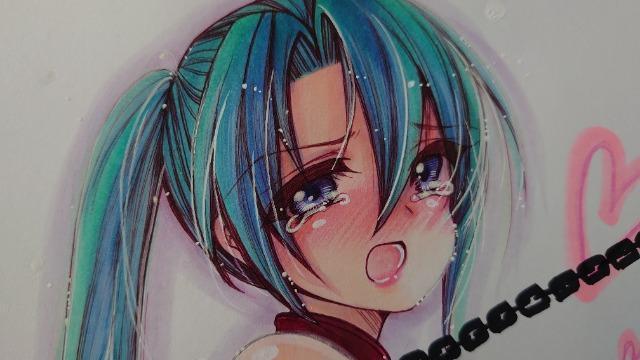 自作イラスト:青髪の女の子 < アニメ/コミック/キャラクター 自作イラスト:青髪の女の子 < アニメ/コミック/キャラクターの