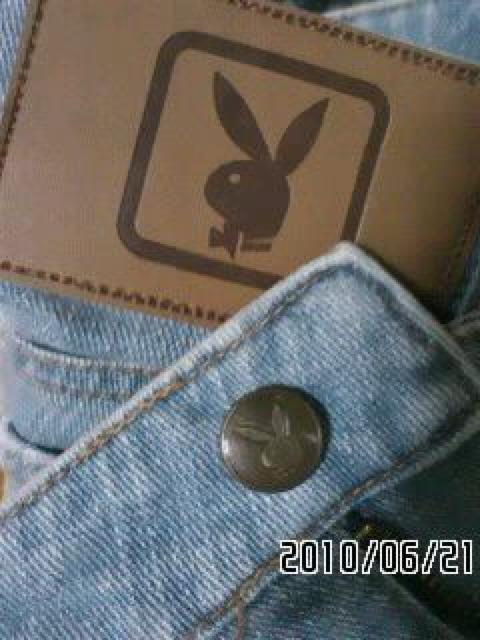 PLAYBOY・生地重ね風デザインダメージデニムスカート < ブランド PLAYBOY・生地重ね風デザインダメージデニムスカート < ブランドの