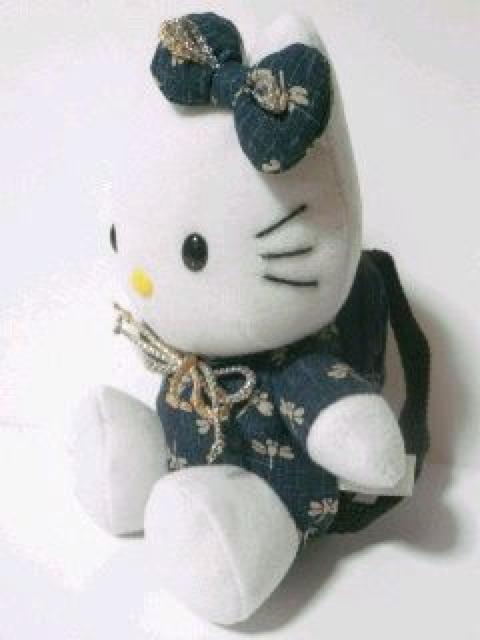 【キティ】可愛い♪とんぼ柄 リュック小物入 ぬいぐるみ < おもちゃ 【キティ】可愛い♪とんぼ柄 リュック小物入 ぬいぐるみ < おもちゃの