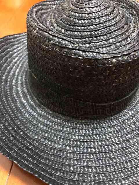 黒ストローハット < 女性ファッション 黒ストローハット < 女性ファッションの