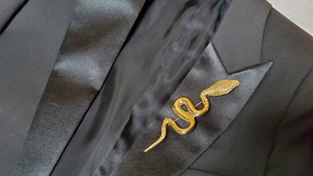 正規 限定 Dior ラグジュアリー スネークブローチ ゴールド×パヴェストーン 蛇 12cm エクストララージXL ネックレス○ < ブランド  正規 限定 Dior ラグジュアリー スネークブローチ ゴールド×パヴェストーン 蛇 12cm エクストララージXL ネックレス○ < ブランドの