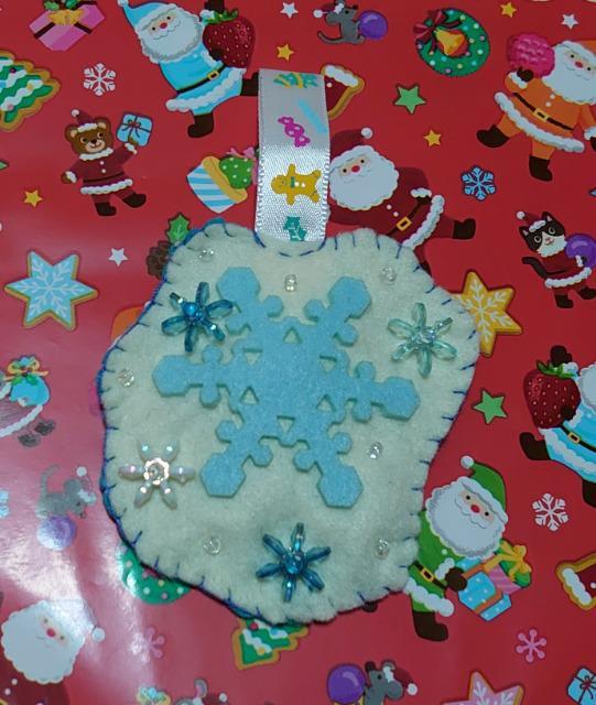 ハンドメイド♪過去作品処分sale『アップリケクリスマスオーナメント』結晶 < ペット/手芸/園芸 ハンドメイド♪過去作品処分sale『アップリケクリスマスオーナメント』結晶 < ペット/手芸/園芸の