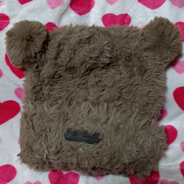 新品★ふわふわモコモコ可愛いボンボン耳付ニット帽/ブラウン < 女性ファッション  新品★ふわふわモコモコ可愛いボンボン耳付ニット帽/ブラウン < 女性ファッションの