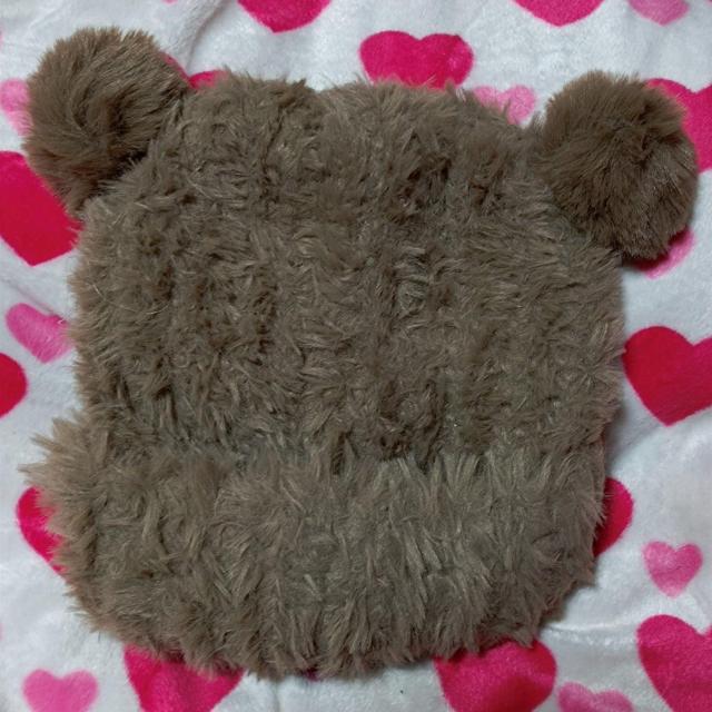 新品★ふわふわモコモコ可愛いボンボン耳付ニット帽/ブラウン < 女性ファッション  新品★ふわふわモコモコ可愛いボンボン耳付ニット帽/ブラウン < 女性ファッションの