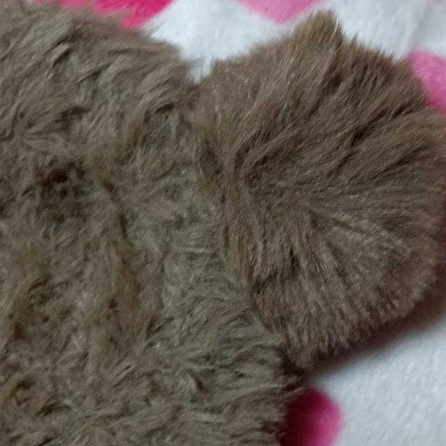 新品★ふわふわモコモコ可愛いボンボン耳付ニット帽/ブラウン < 女性ファッション  新品★ふわふわモコモコ可愛いボンボン耳付ニット帽/ブラウン < 女性ファッションの