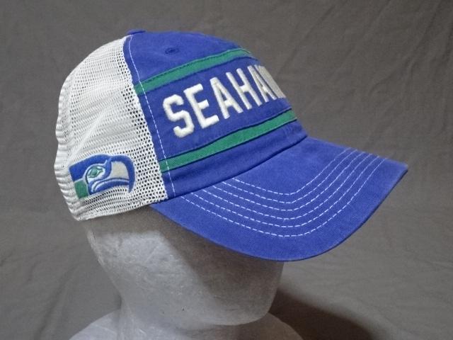 USA購入【47BRAND】NFL  シアトル シーホークス ロゴ刺繍入り メッシュキャップ < 男性ファッション  USA購入【47BRAND】NFL  シアトル シーホークス ロゴ刺繍入り メッシュキャップ < 男性ファッションの