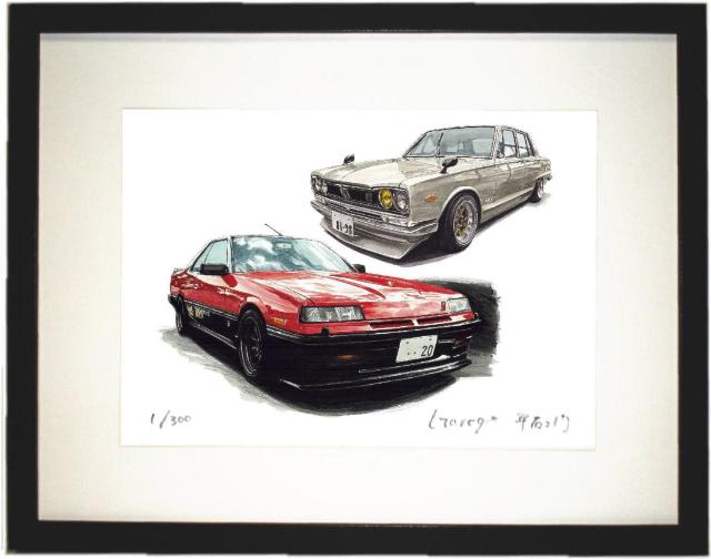 NC-1407スカイラインGT/RS R30限定版画サイン有額装済作家平右ヱ門 < ホビー  NC-1407スカイラインGT/RS R30限定版画サイン有額装済作家平右ヱ門 < ホビーの