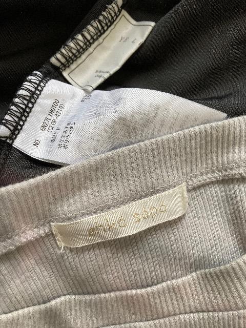 ehka sopoシンプルなカットソー/グリーンパークス購入2WAYベロアジャンバースカート < ブランド  ehka sopoシンプルなカットソー/グリーンパークス購入2WAYベロアジャンバースカート  < ブランドの