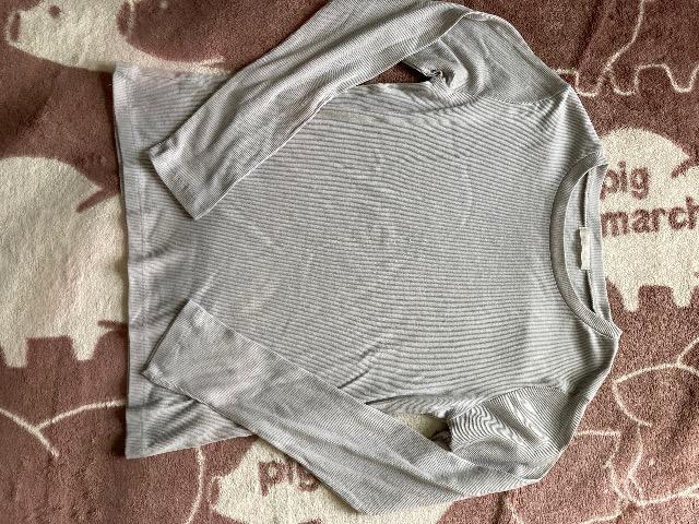 ehka sopoシンプルなカットソー/グリーンパークス購入2WAYベロアジャンバースカート < ブランド  ehka sopoシンプルなカットソー/グリーンパークス購入2WAYベロアジャンバースカート < ブランドの