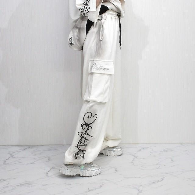 NEW最新wXL【Dealivez】Platinum・ピンスト 特殊加工 刺繍 Wide ワイドパンツ < 男性ファッション  NEW最新wXL【Dealivez】Platinum・ピンスト 特殊加工 刺繍 Wide ワイドパンツ < 男性ファッションの