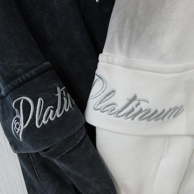 NEW最新wXL【Dealivez】Platinum・ピンスト 特殊加工 刺繍 Wide ワイドパンツ < 男性ファッション  NEW最新wXL【Dealivez】Platinum・ピンスト 特殊加工 刺繍 Wide ワイドパンツ < 男性ファッションの