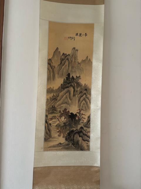 山水画 巻物 五巻 水墨画 < ヘルス/ビューティー 山水画 巻物 五巻 水墨画 < ヘルス/ビューティーの