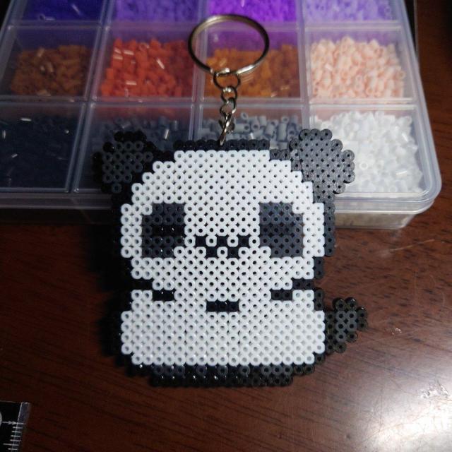 ハンドメイド☆アイロンビーズキーホルダーパンダ☆ < ペット/手芸/園芸 ハンドメイド☆アイロンビーズキーホルダーパンダ☆ < ペット/手芸/園芸の