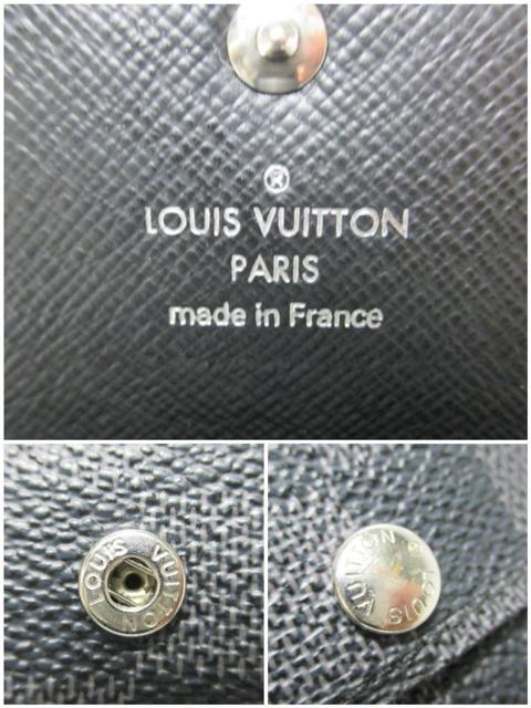 美品 ルイヴィトン 6連キーケース ダミエ グラフィット N62662 本物 < ブランド 美品 ルイヴィトン 6連キーケース ダミエ グラフィット N62662 本物 < ブランドの