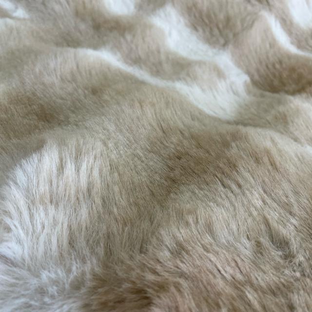 プレミアムファー☆ミニラグ☆90×130☆超なめらか高級ムートンタッチ☆BE < インテリア/ライフ プレミアムファー☆ミニラグ☆90×130☆超なめらか高級ムートンタッチ☆BE < インテリア/ライフの