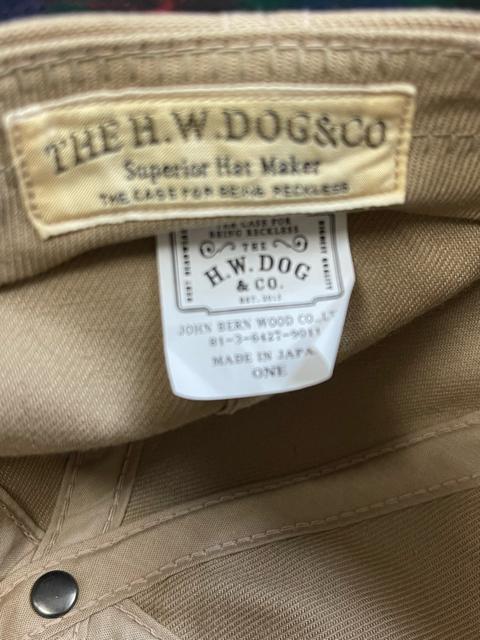 THE H.W DOG&CO. FIELD CAP beige x[W Lbv CAP x[W H W  Xq  jt@bV 