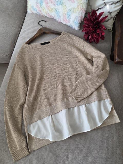 UNTITLEDニット★ライトブラウンとゴールドラメの上質上品ニット < ブランド UNTITLEDニット★ライトブラウンとゴールドラメの上質上品ニット < ブランドの