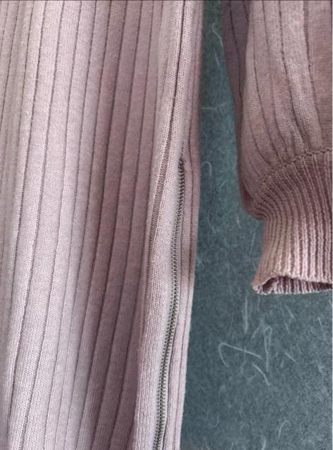 ミスティーウーマン ピンク リブ ニット ワンピ サイド ジップ スリット < 女性ファッション ミスティーウーマン ピンク リブ ニット ワンピ サイド ジップ スリット < 女性ファッションの