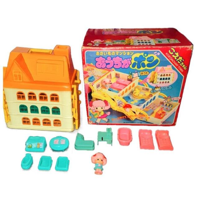 こえだちゃん 4階建て おかいものマンション おうちがポン 人形 < おもちゃ こえだちゃん 4階建て おかいものマンション おうちがポン 人形 < おもちゃの