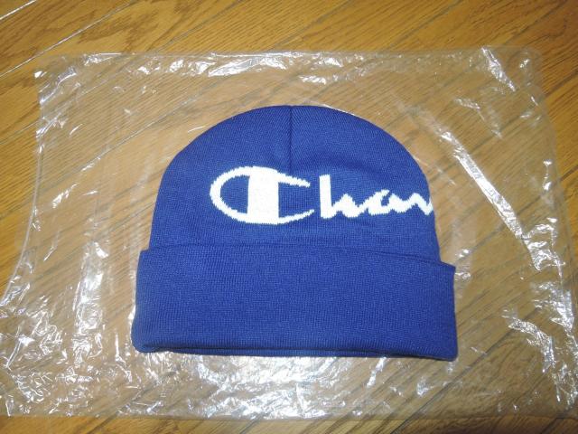 新品 Champion チャンピオン ニットキャップ ネイビー青 ロゴ LOGO ビーニー < ブランド  新品 Champion チャンピオン ニットキャップ ネイビー青 ロゴ LOGO ビーニー  < ブランドの